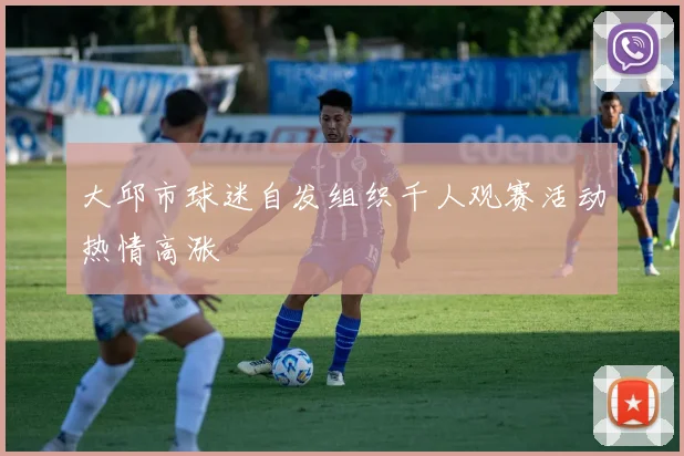 大邱市球迷自发组织千人观赛活动热情高涨